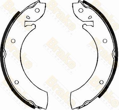 Brake Engineering SH2087 - Drum Brake Shoe Set car-mod.net