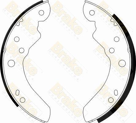 Brake Engineering SH2142 - Drum Brake Shoe Set car-mod.net