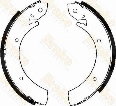 Brake Engineering SH2181 - Drum Brake Shoe Set car-mod.net