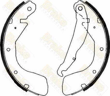 Brake Engineering SH2369 - Drum Brake Shoe Set car-mod.net