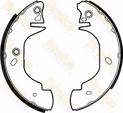 Brake Engineering SH2311 - Drum Brake Shoe Set car-mod.net