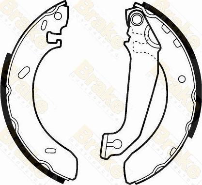 Brake Engineering SH2254 - Drum Brake Shoe Set car-mod.net
