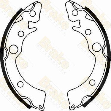 Brake Engineering SH2210 - Drum Brake Shoe Set car-mod.net