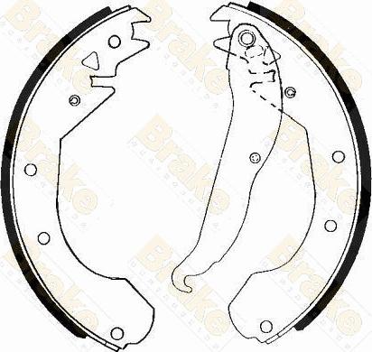 Brake Engineering SH2211 - Drum Brake Shoe Set car-mod.net