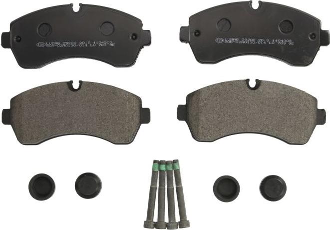 Breck 29200 00 703 00 - Brake Pad Set, disc brake car-mod.net