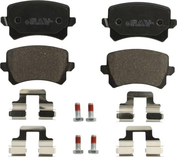Breck 24483 00 704 10 - Brake Pad Set, disc brake car-mod.net