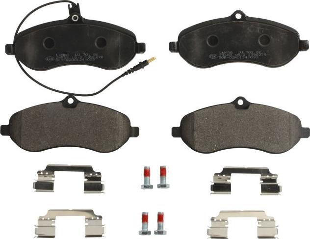 Breck 24595 00 701 00 - Brake Pad Set, disc brake car-mod.net