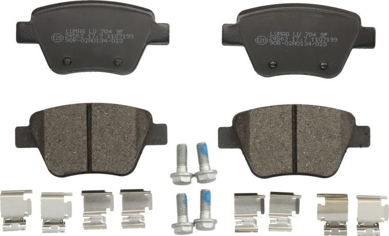 Breck 24563 00 704 00 - Brake Pad Set, disc brake car-mod.net