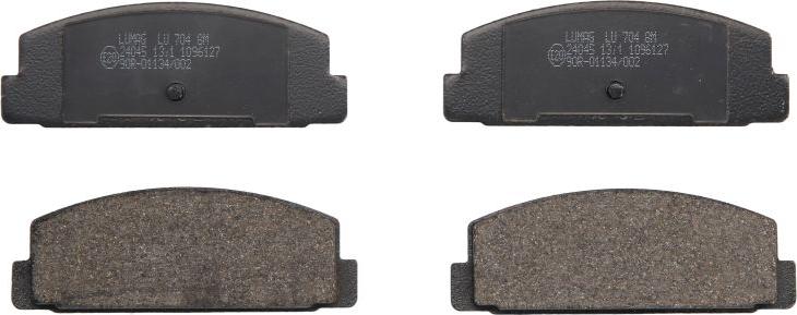 Breck 24045 00 704 00 - Brake Pad Set, disc brake car-mod.net