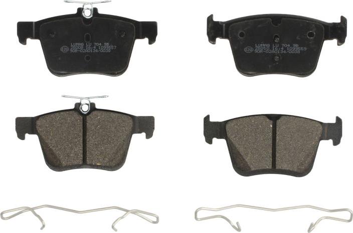 Breck 25008 00 704 00 - Brake Pad Set, disc brake car-mod.net
