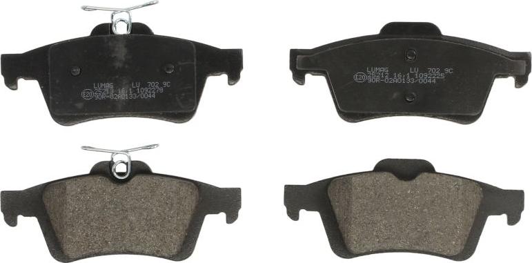 Breck 25212 00 702 00 - Brake Pad Set, disc brake car-mod.net