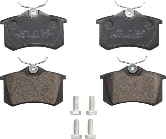 Breck 20961 00 704 00 - Brake Pad Set, disc brake car-mod.net