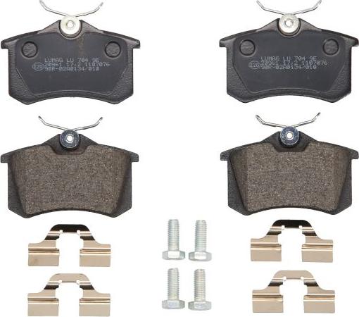 Breck 20961 10 704 00 - Brake Pad Set, disc brake car-mod.net