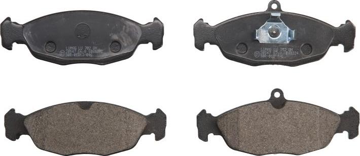 Breck 20547 00 702 00 - Brake Pad Set, disc brake car-mod.net
