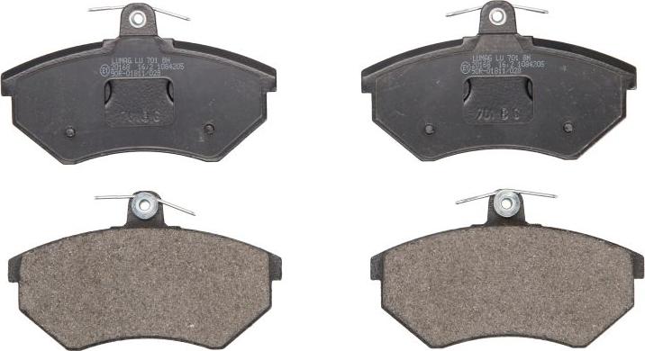 Breck 20168 00 701 00 - Brake Pad Set, disc brake car-mod.net