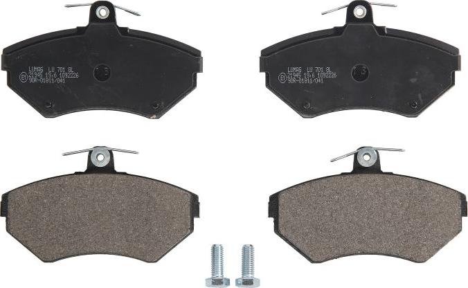 Breck 21945 10 701 00 - Brake Pad Set, disc brake car-mod.net