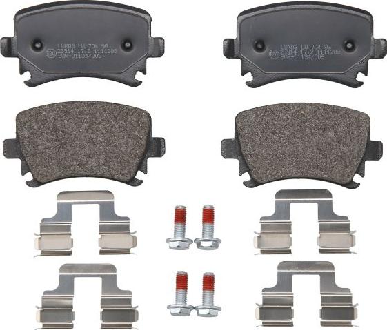 Breck 23914 00 704 00 - Brake Pad Set, disc brake car-mod.net