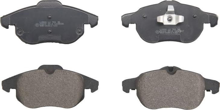 Breck 23402 00 701 00 - Brake Pad Set, disc brake car-mod.net