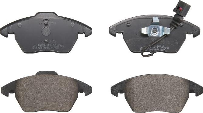 Breck 23587 00 701 10 - Brake Pad Set, disc brake car-mod.net