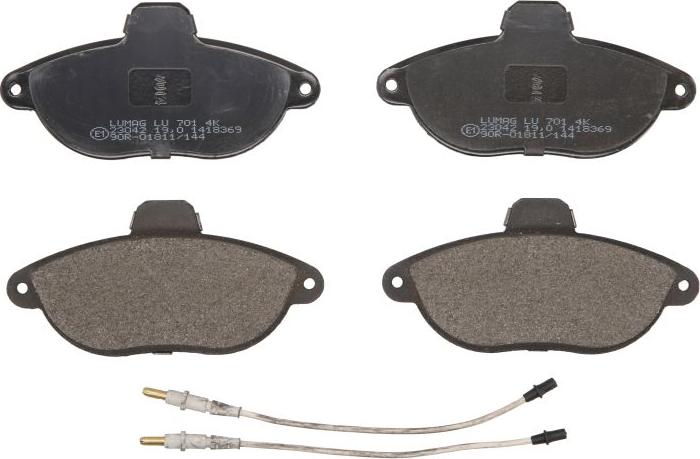 Breck 23042 00 701 10 - Brake Pad Set, disc brake car-mod.net