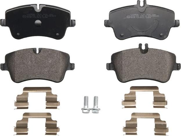 Breck 23144 00 701 30 - Brake Pad Set, disc brake car-mod.net