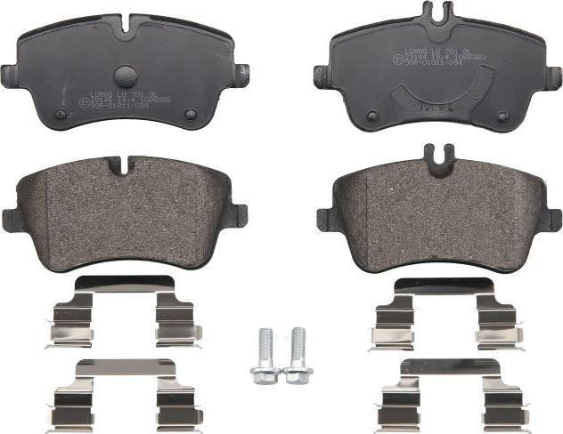 Breck 23144 00 701 20 - Brake Pad Set, disc brake car-mod.net