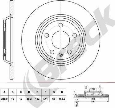 AD 6313 - Brake Disc car-mod.net