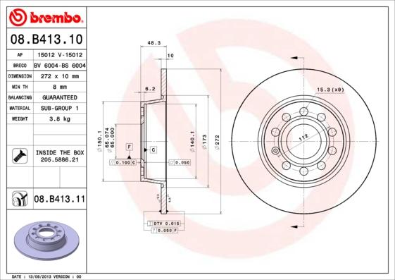 Breco BS 6004 - Brake Disc car-mod.net