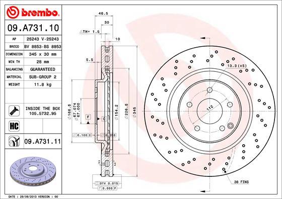 Breco BS 8853 - Brake Disc car-mod.net