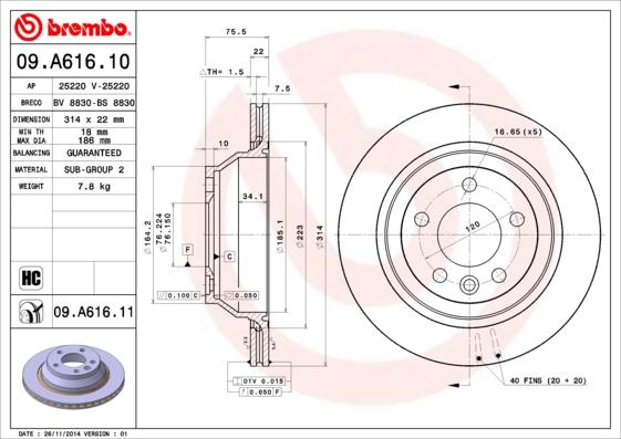 Breco BV 8830 - Brake Disc car-mod.net