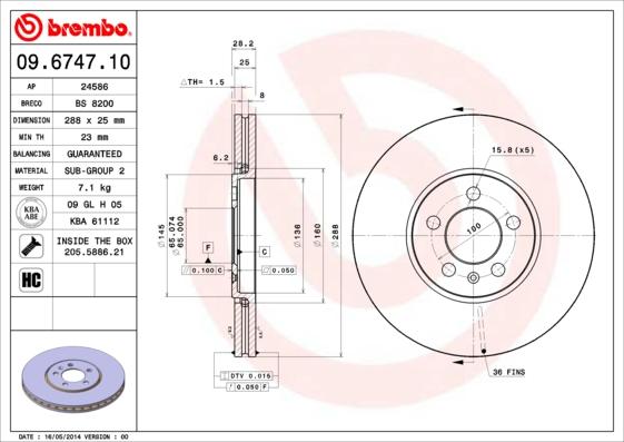 Breco BS 8200 - Brake Disc car-mod.net