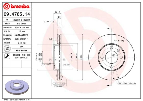 Breco BS 7901 - Brake Disc car-mod.net