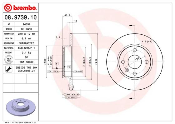Breco BS 7658 - Brake Disc car-mod.net