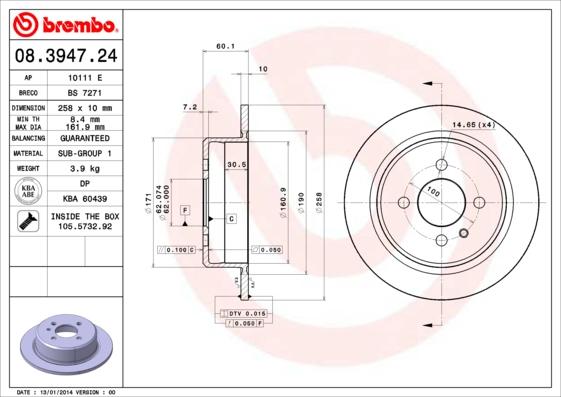 Breco BS 7271 - Brake Disc car-mod.net