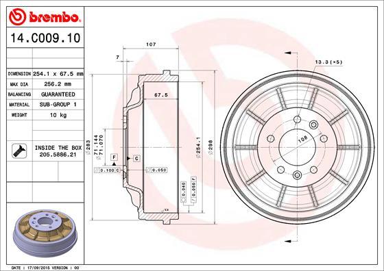 Breco BT 1160 - Brake Drum car-mod.net