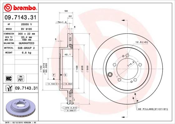 Breco BV 9165 - Brake Disc car-mod.net