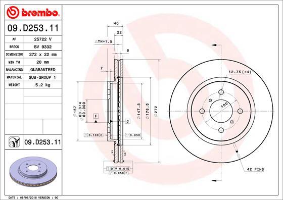 Breco BV 9332 - Brake Disc car-mod.net
