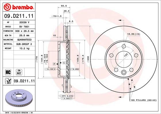 Breco BV 7851 - Brake Disc car-mod.net