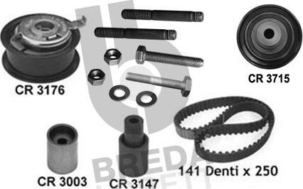 Breda Lorett KCD0598 - Timing Belt Set car-mod.net