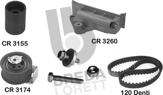 Breda Lorett KCD0618 - Timing Belt Set car-mod.net