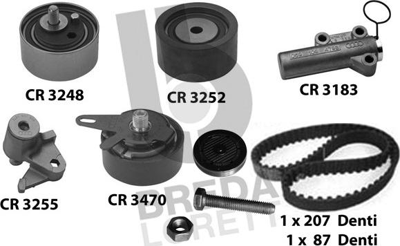 Breda Lorett KCD0634 - Timing Belt Set car-mod.net