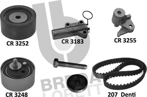 Breda Lorett KCD0670 - Timing Belt Set car-mod.net