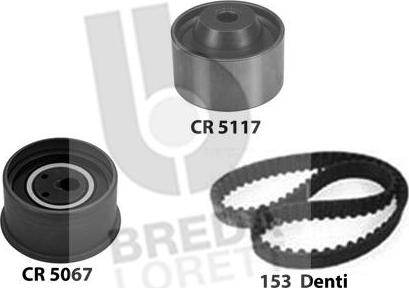 Breda Lorett KCD0155 - Timing Belt Set car-mod.net