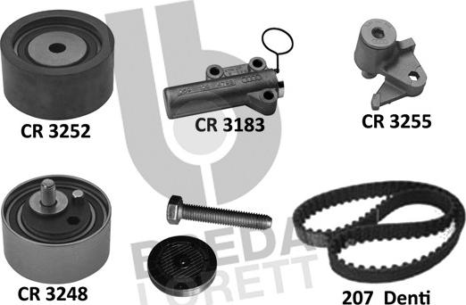 Breda Lorett KCD0793 - Timing Belt Set car-mod.net