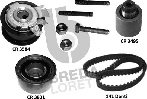 Breda Lorett KCD0732 - Timing Belt Set car-mod.net