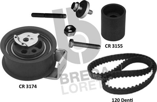 Breda Lorett KCD0723 - Timing Belt Set car-mod.net