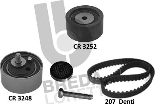 Breda Lorett KCD0771 - Timing Belt Set car-mod.net