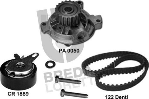 Breda Lorett KPA0720A - Water Pump & Timing Belt Set car-mod.net