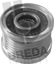 Breda Lorett RLA5253 - Pulley, alternator, freewheel clutch car-mod.net