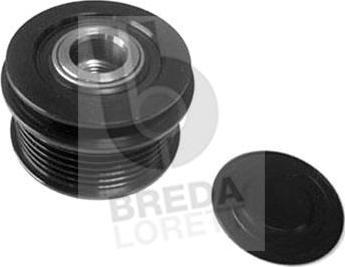 Breda Lorett RLA3489 - Pulley, alternator, freewheel clutch car-mod.net